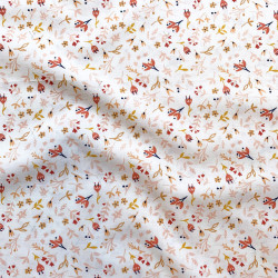 Printed Cotton AZRA Blush / Lantana